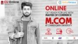 Online M.Com at CU Online 2025: Scholarship, Fees, Placement, Admission Process, 100% Discount on Application Process, Specializations