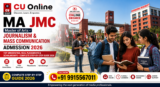 CU Online MA JMC Admission 2026: Eligibility, Fees, Placements, Scholarships & Complete Admission Process
