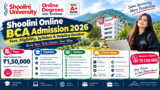 Shoolini Online BCA Admission 2026: Fees, Eligibility, Syllabus & Helpline Number