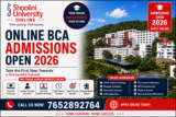Online BCA at Shoolini University Online: Complete Step-by-Step Admission Guide 2026